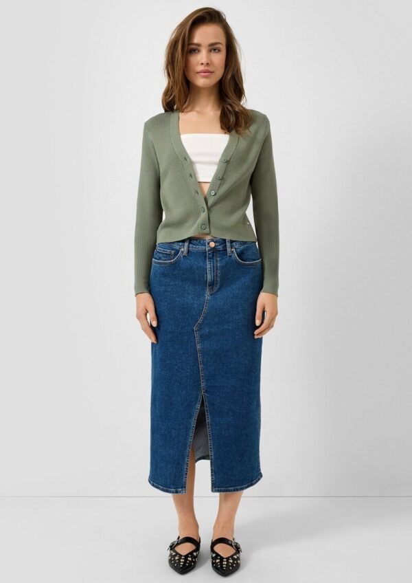 Wadenlanger Denimrock