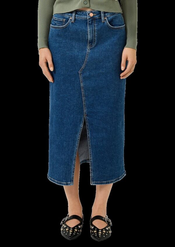 Wadenlanger Denimrock