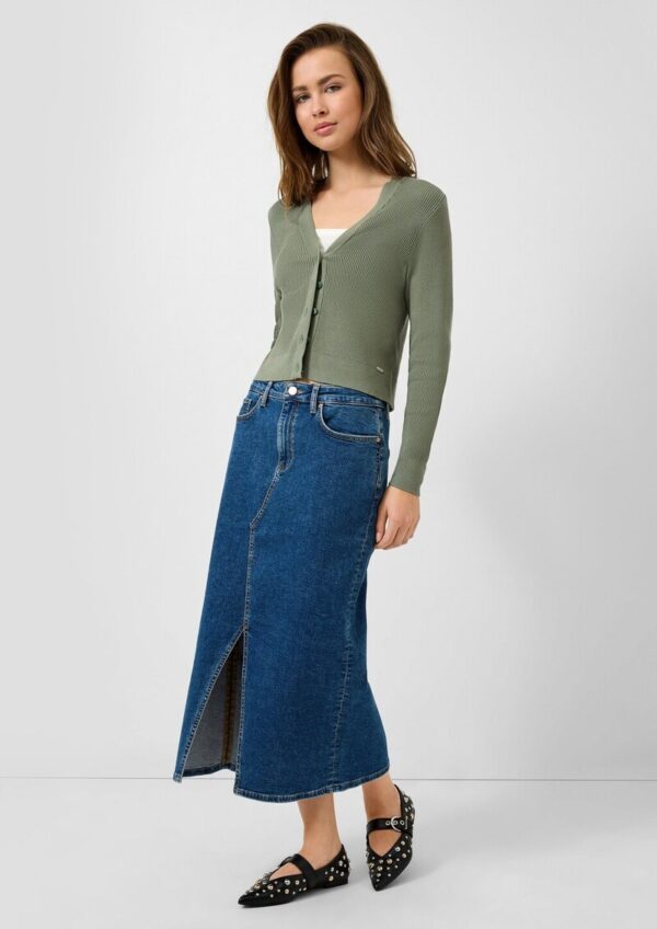 Wadenlanger Denimrock