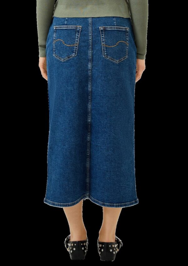 Wadenlanger Denimrock