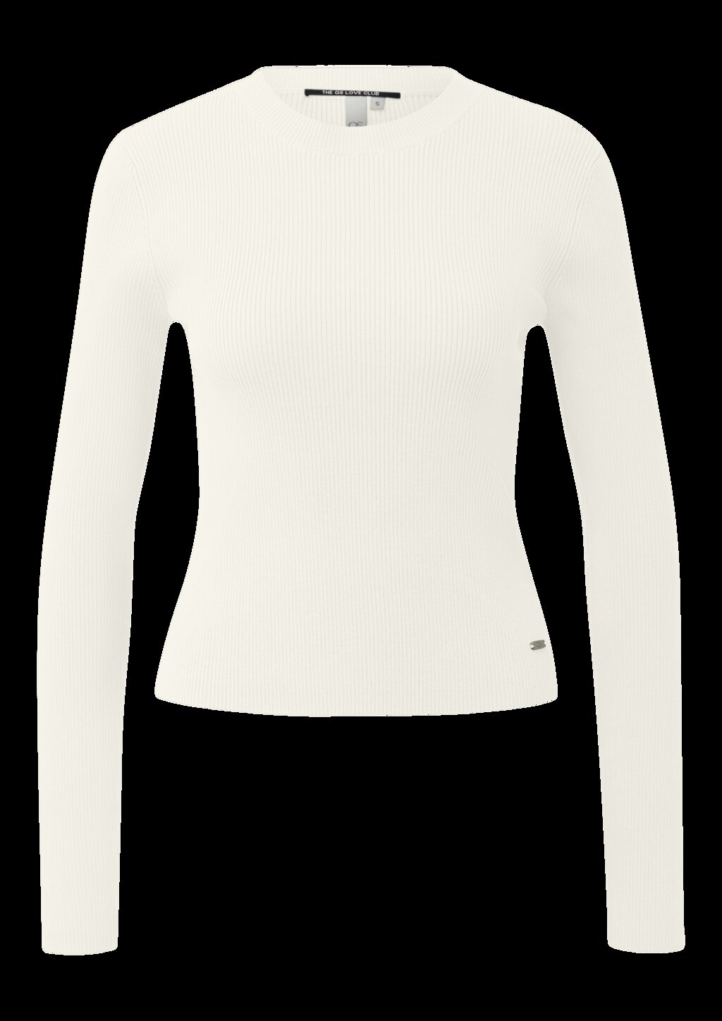 Gerippter Pullover aus Viskosemix