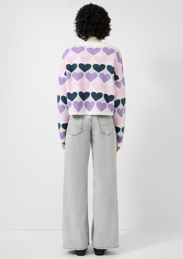 Pullover mit Herzmuster