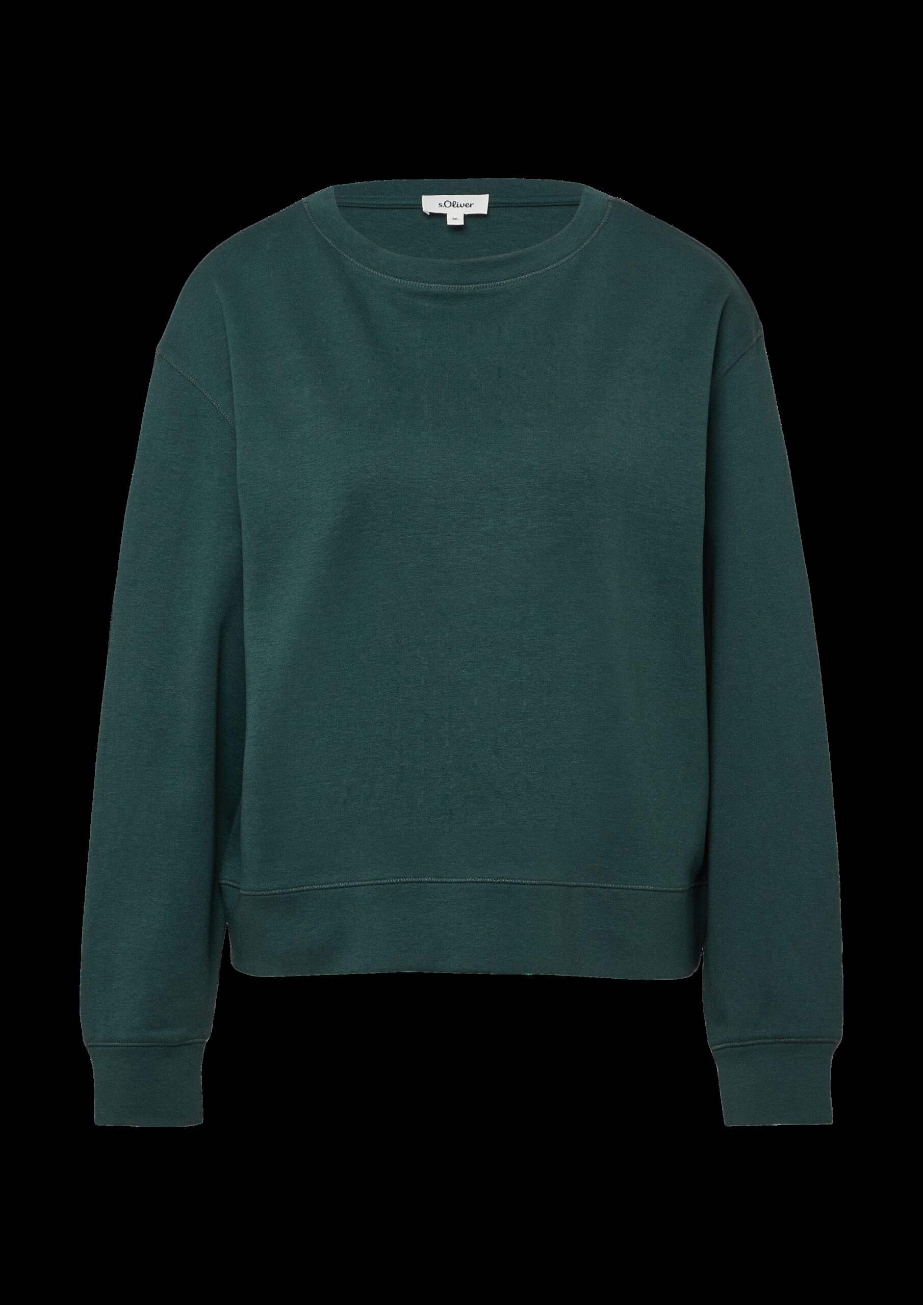 Verkürztes Sweatshirt im Relaxed Fit aus Baumwollmix