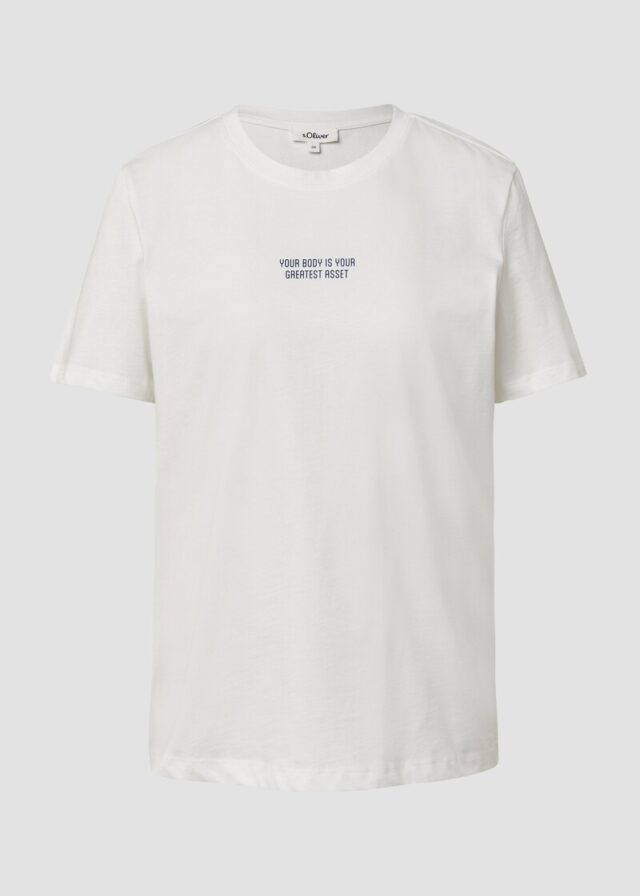 T-Shirt mit Front- und Rückenprint