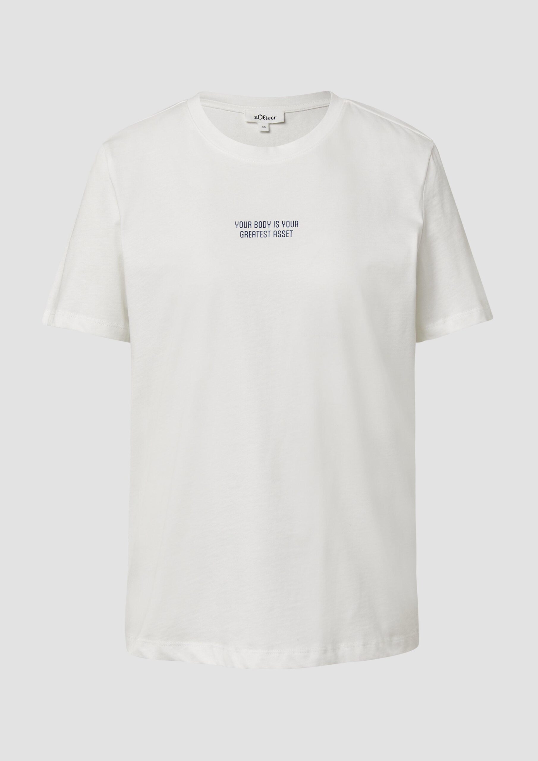 T-Shirt mit Front- und Rückenprint