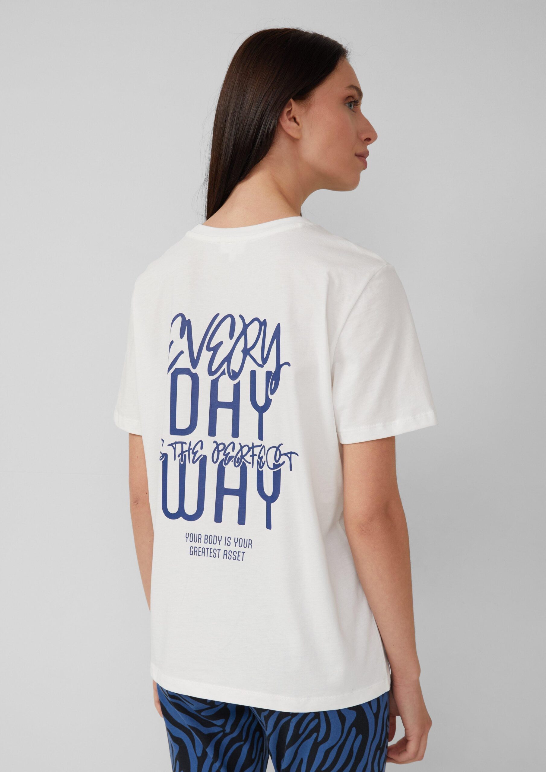 T-Shirt mit Front- und Rückenprint