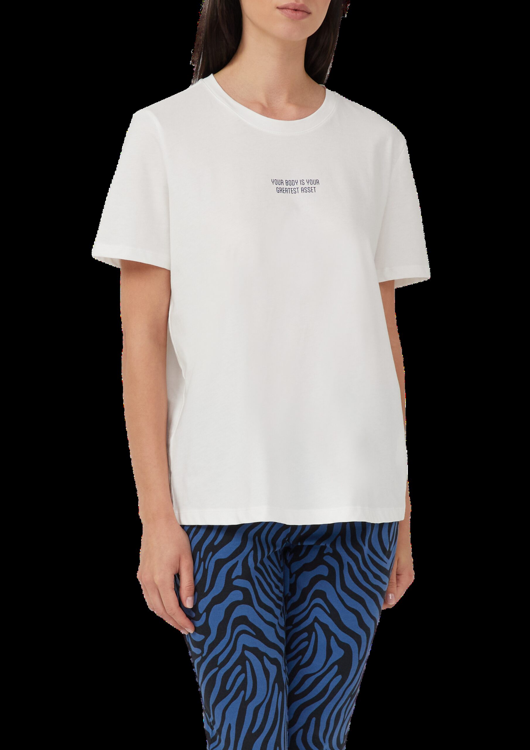 T-Shirt mit Front- und Rückenprint