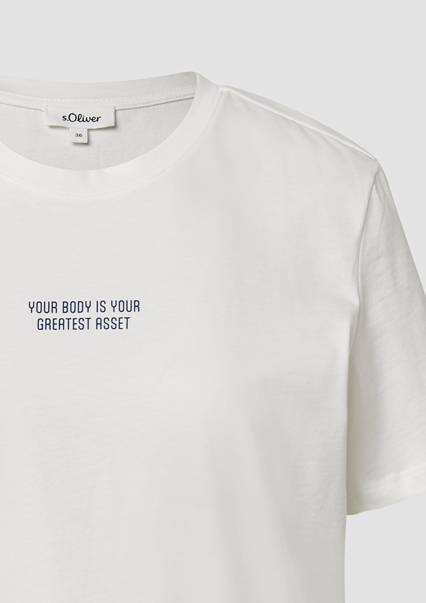 T-Shirt mit Front- und Rückenprint