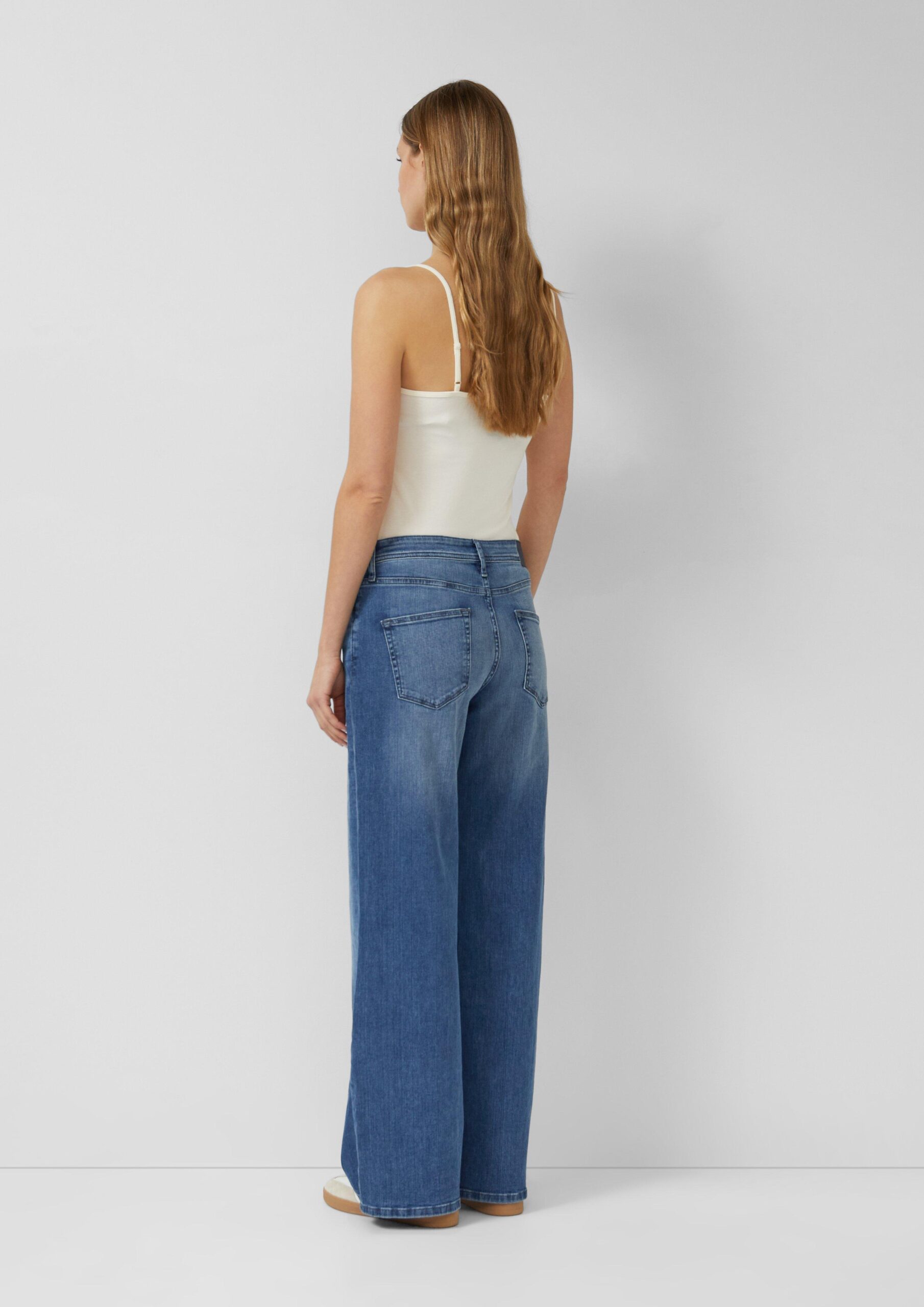 Slim Fit Shirt mit längenverstellbaren Spaghettiträgern