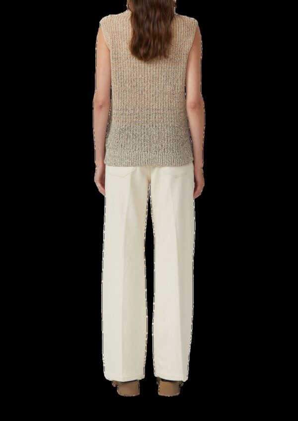 Grobstrickpullunder mit Stehkragen und Farbverlauf