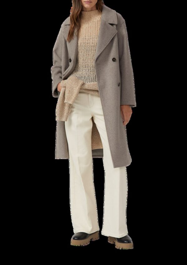 Grobstrickpullunder mit Stehkragen und Farbverlauf