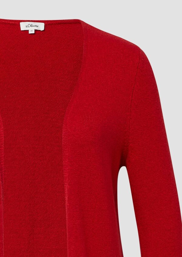 Weiche Strickjacke mit aufgesetzten Taschen