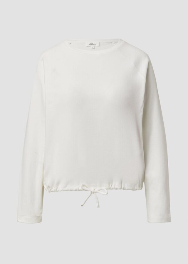 Weiches Sweatshirt mit Bindedetail