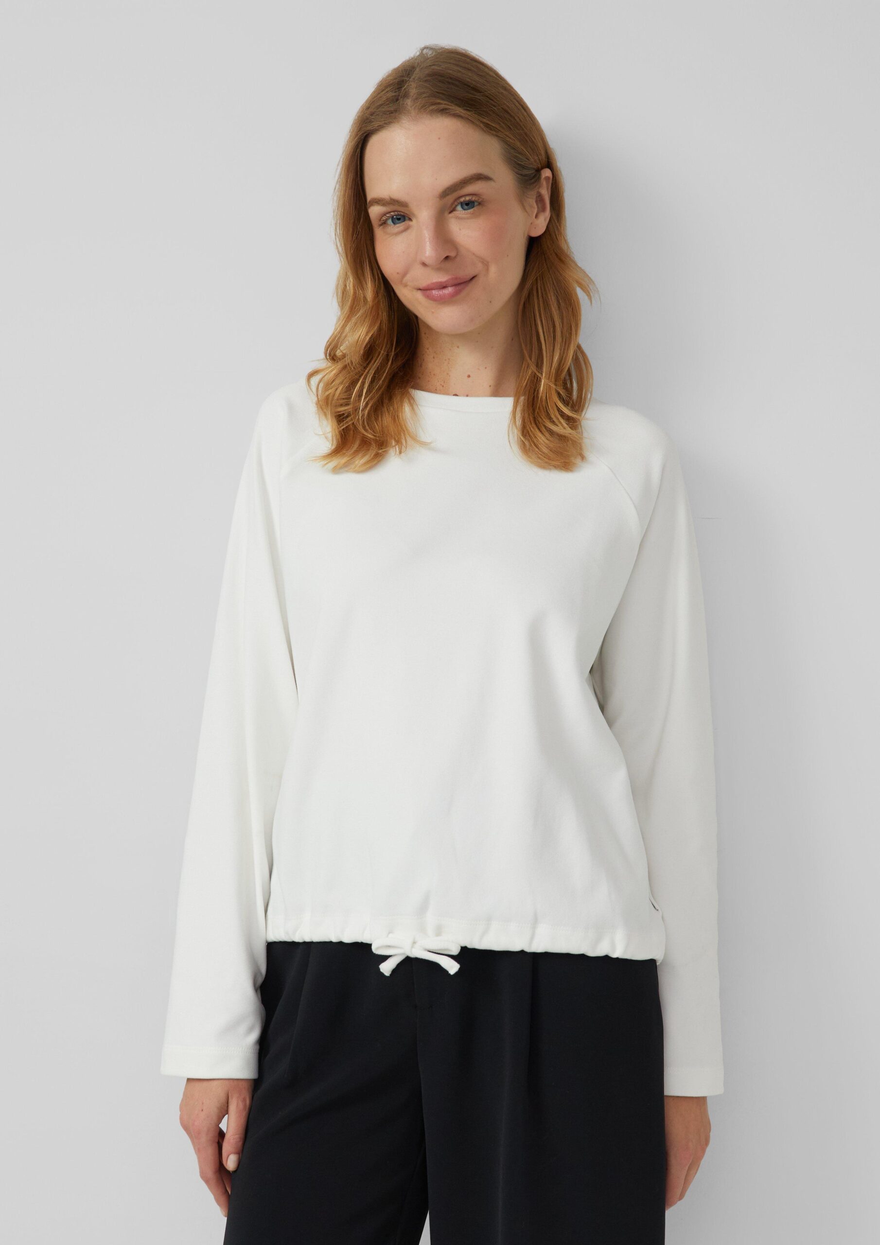 Weiches Sweatshirt mit Bindedetail