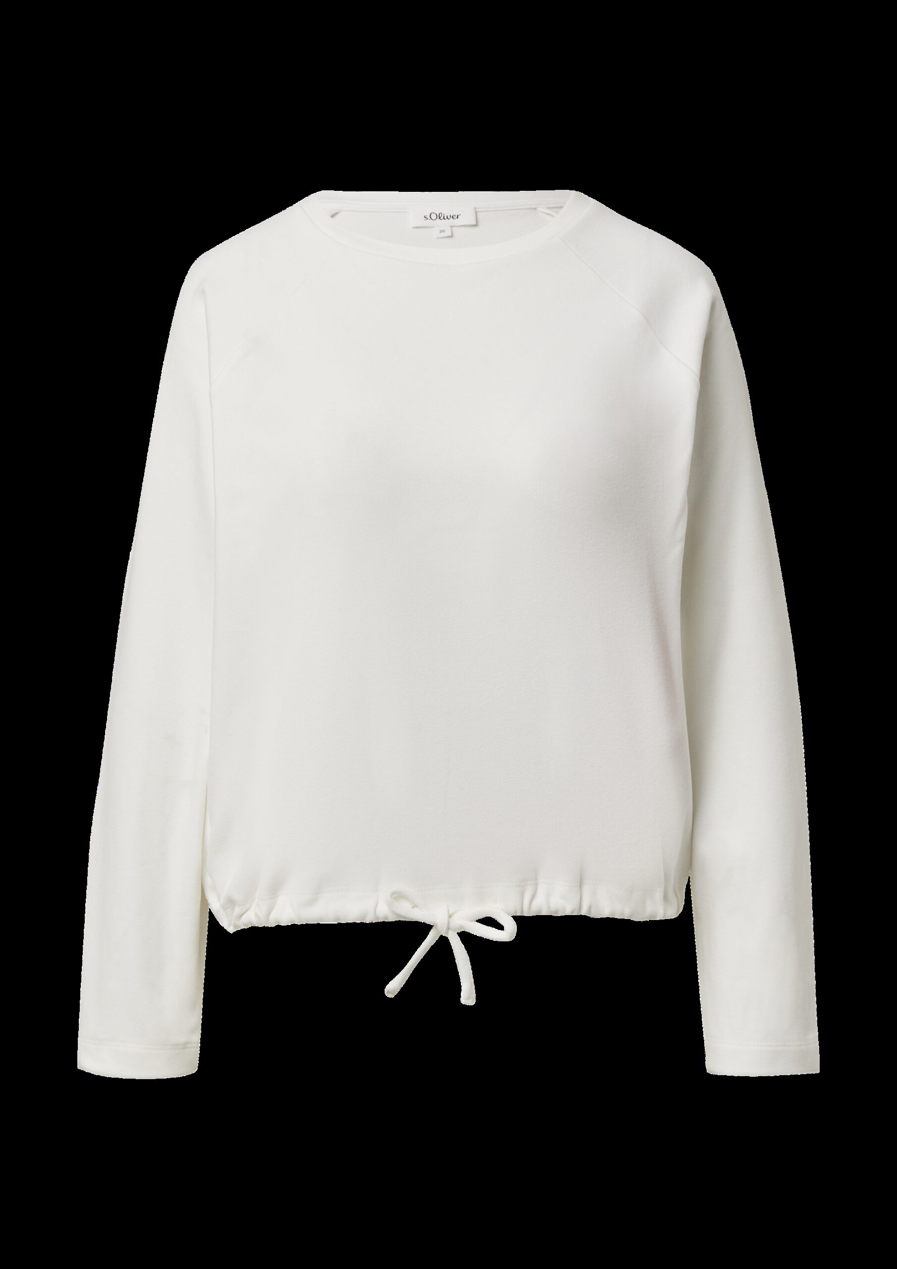 Weiches Sweatshirt mit Bindedetail