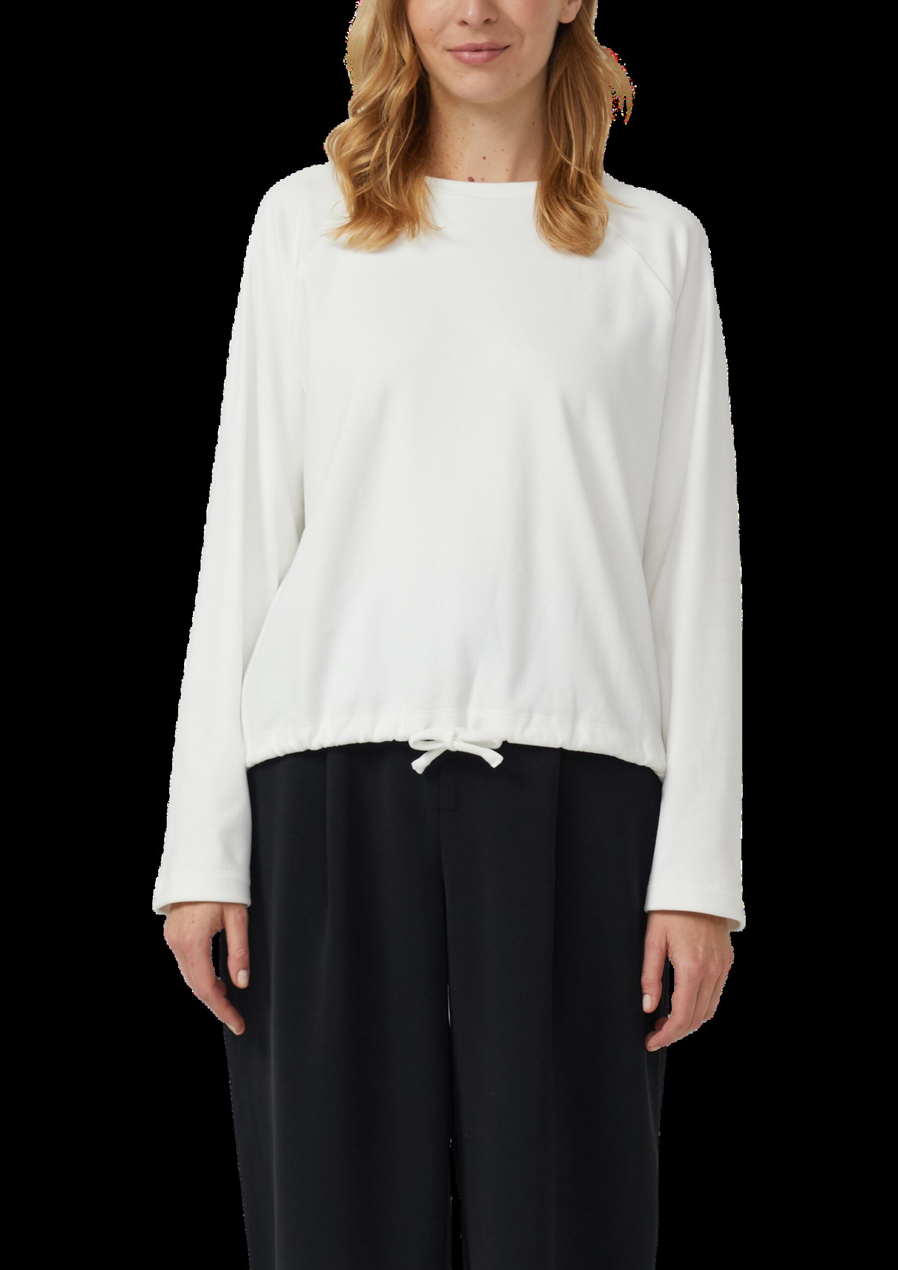 Weiches Sweatshirt mit Bindedetail