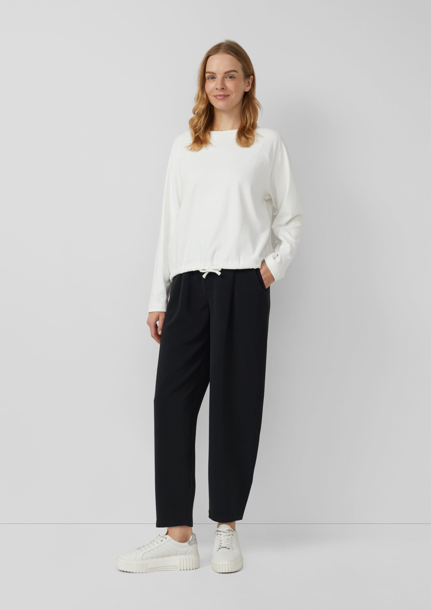 Weiches Sweatshirt mit Bindedetail