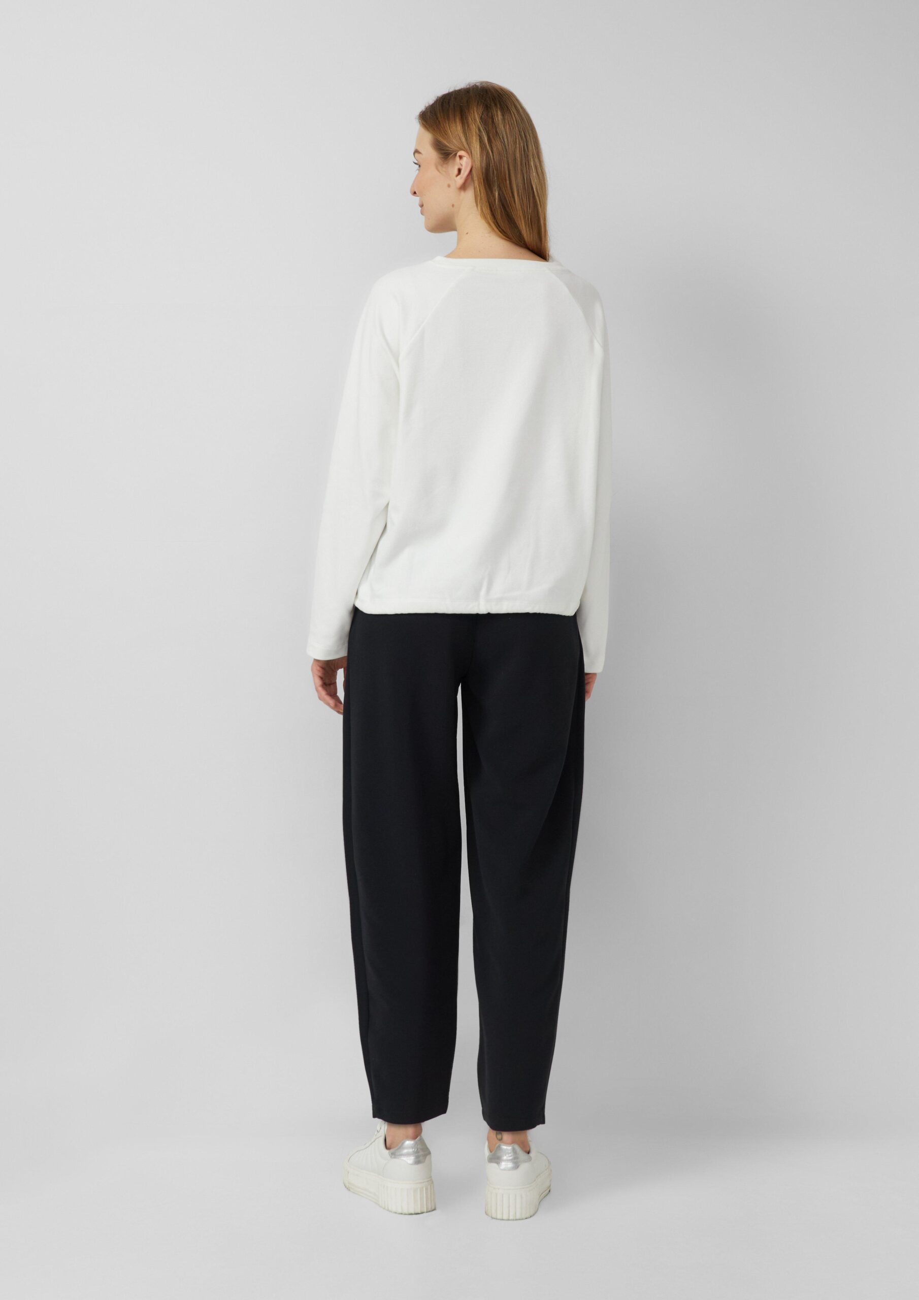 Weiches Sweatshirt mit Bindedetail