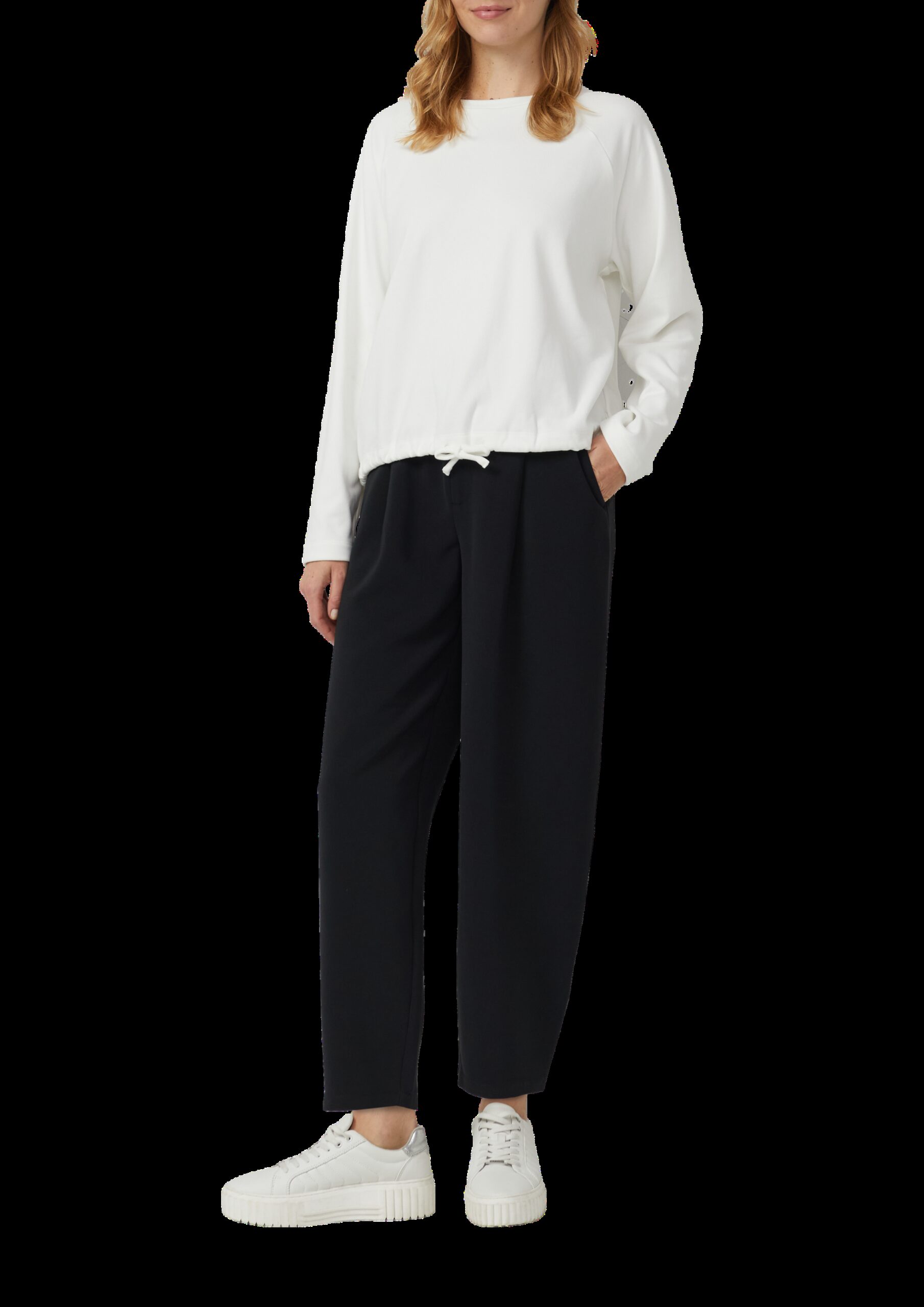 Weiches Sweatshirt mit Bindedetail