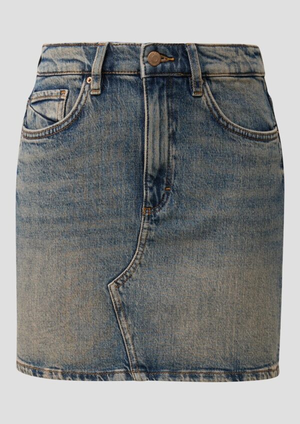 Jeansrock mit Stickerei | QS x Von Dutch