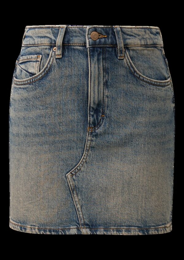 Jeansrock mit Stickerei | QS x Von Dutch