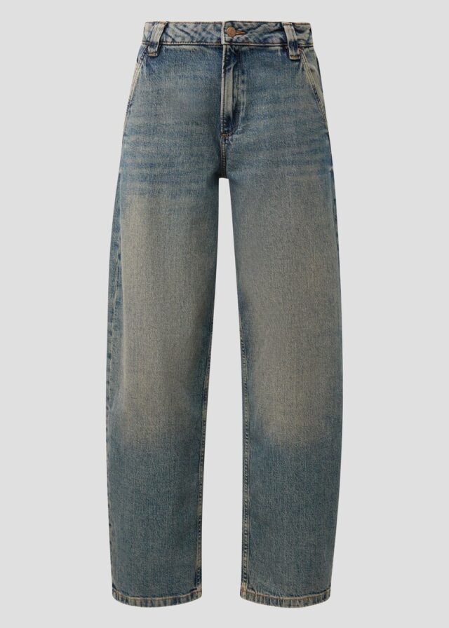 Jeans Baggy / Loose Fit / Mid Rise / Barrel Leg / QS x Von Dutch