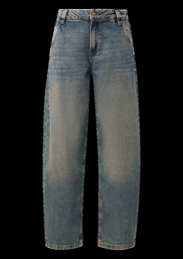 Jeans Baggy / Loose Fit / Mid Rise / Barrel Leg / QS x Von Dutch