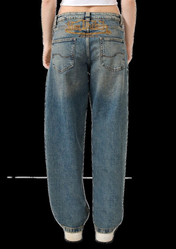 Jeans Baggy / Loose Fit / Mid Rise / Barrel Leg / QS x Von Dutch