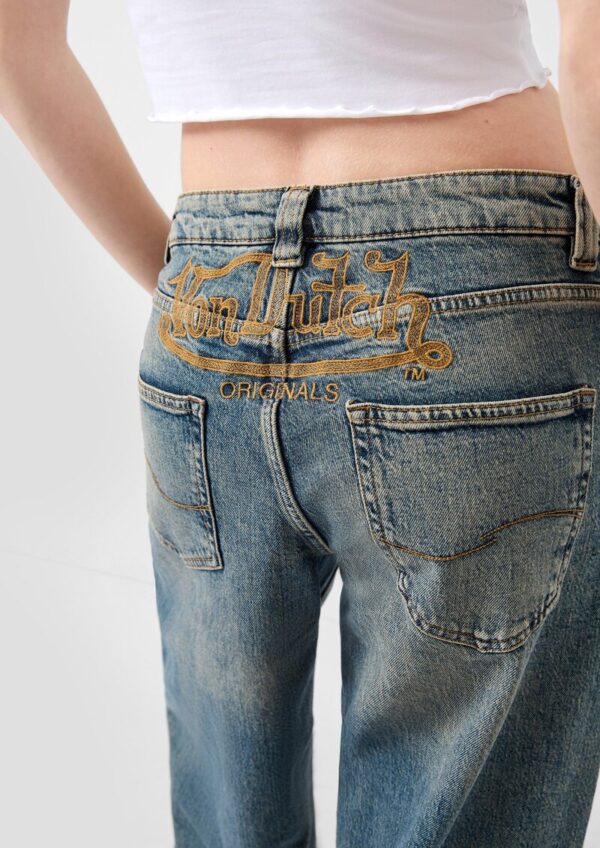 Jeans Baggy / Loose Fit / Mid Rise / Barrel Leg / QS x Von Dutch