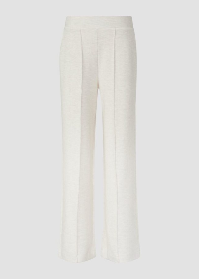 Weiche Sweathose mit Biesen