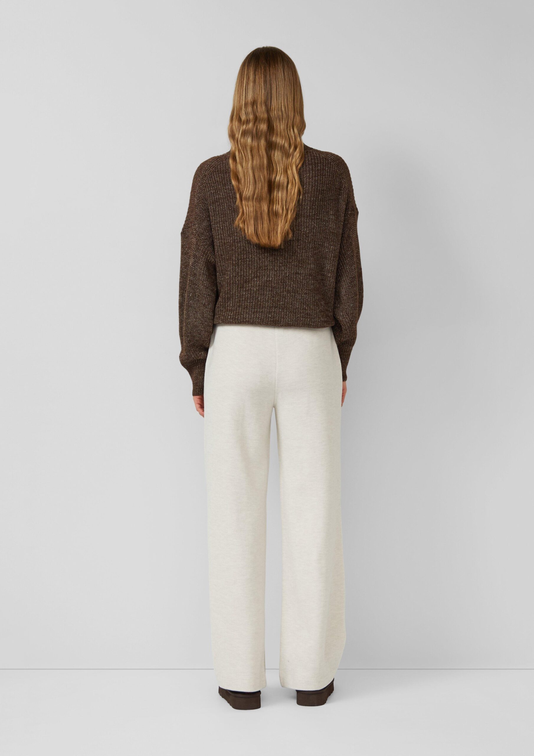 Weiche Sweathose mit Biesen