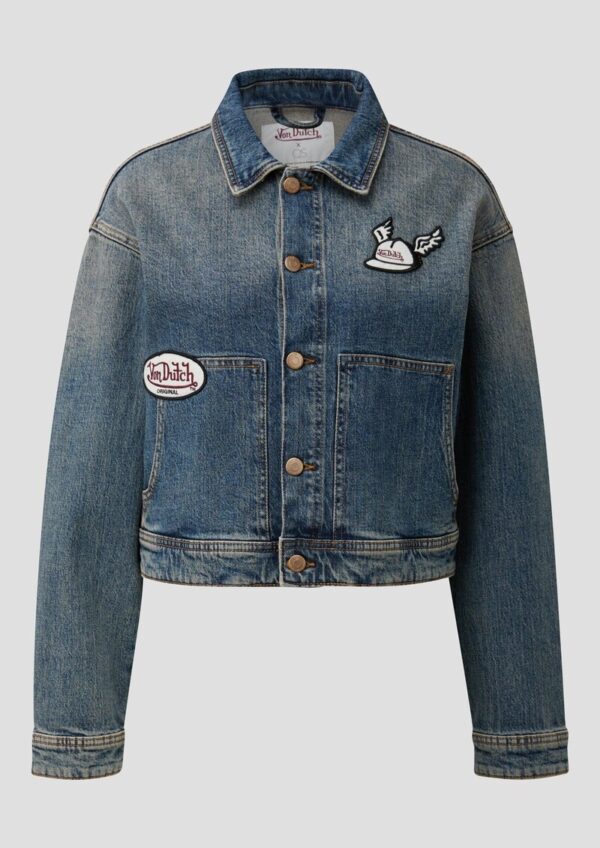 Denimjacke mit Patches | QS x Von Dutch