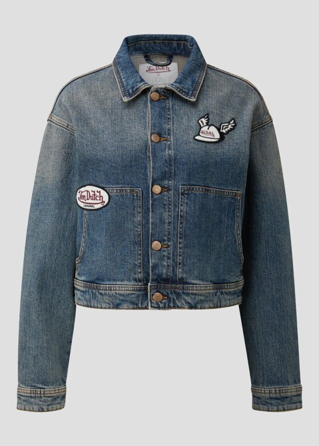 Denimjacke mit Patches | QS x Von Dutch