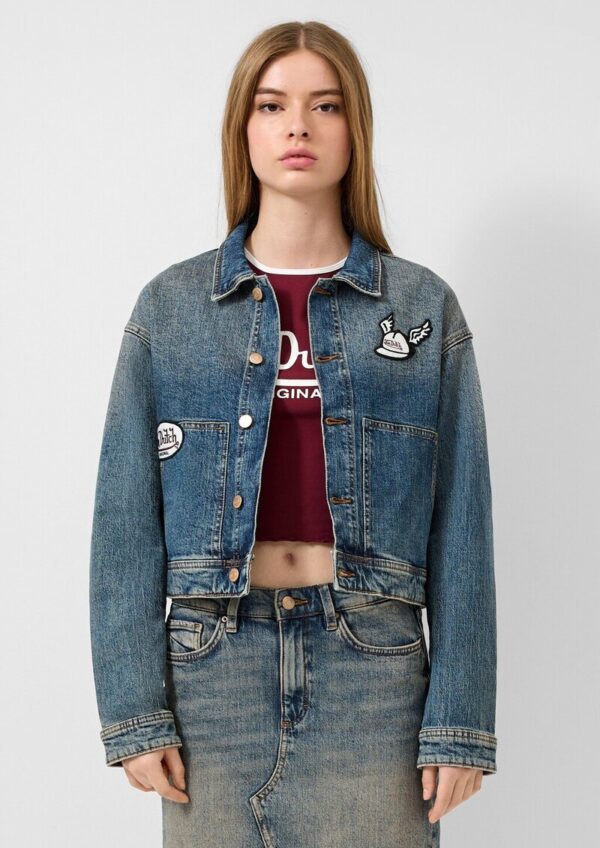 Denimjacke mit Patches | QS x Von Dutch