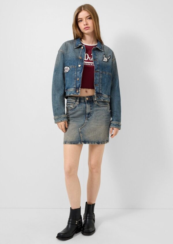 Denimjacke mit Patches | QS x Von Dutch