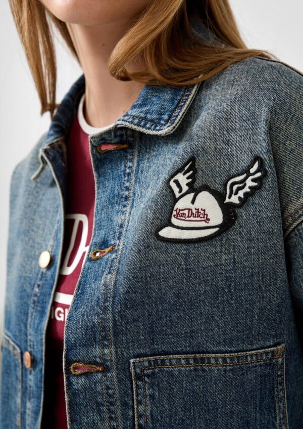 Denimjacke mit Patches | QS x Von Dutch