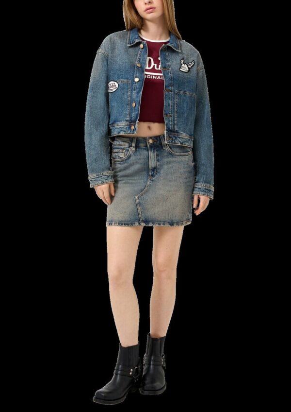 Denimjacke mit Patches | QS x Von Dutch