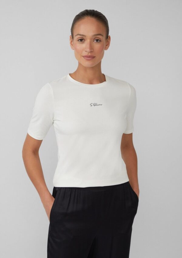 Jerseyshirt mit Logo-Print