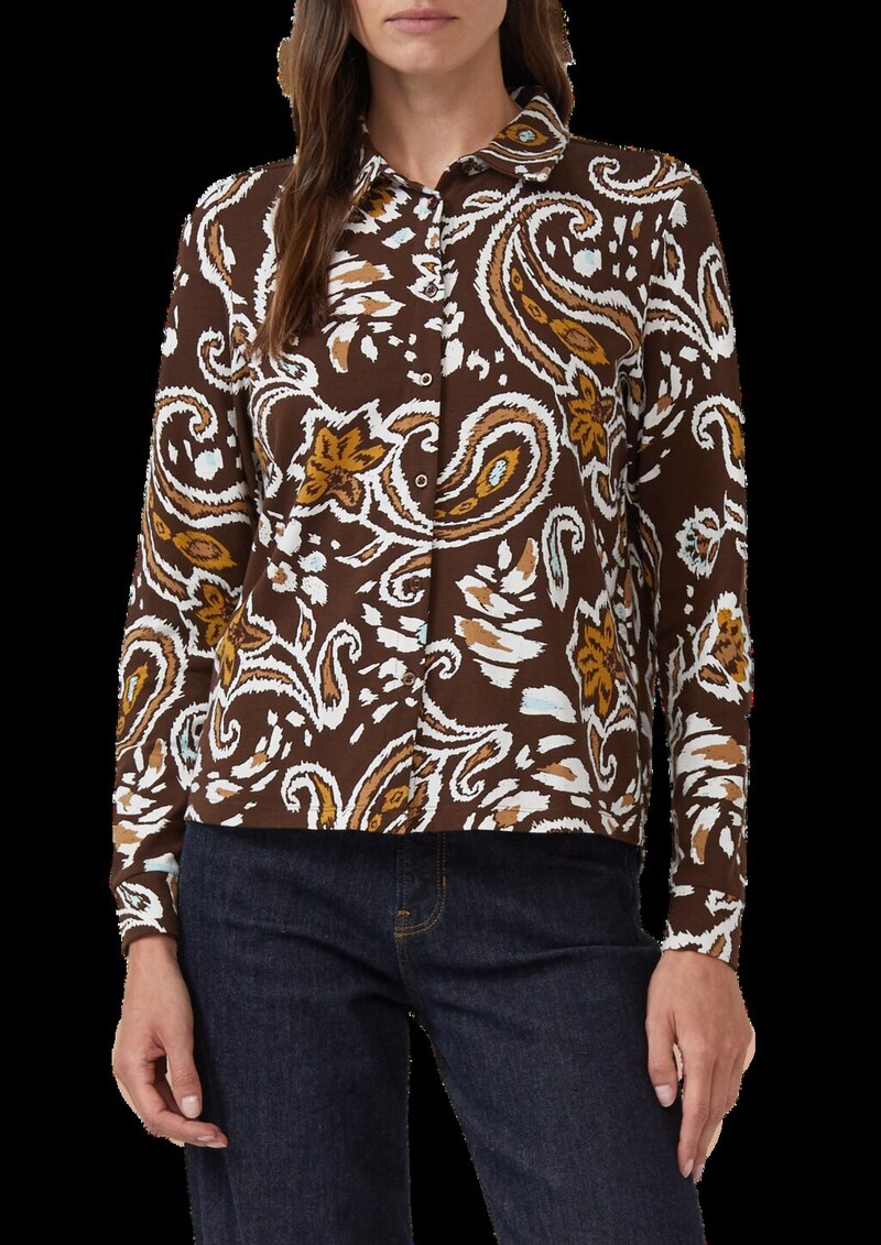 Hemdbluse aus Jersey