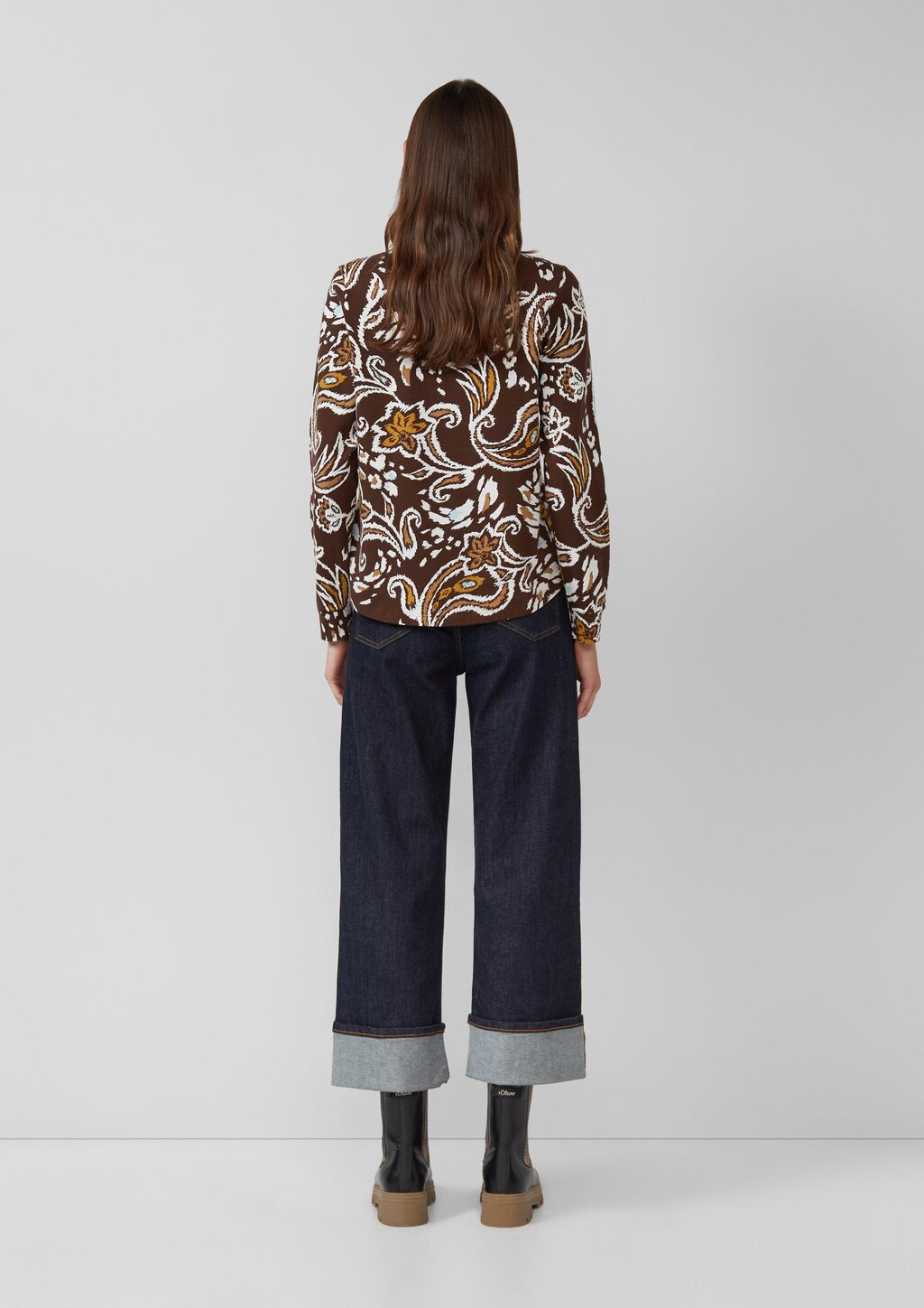 Hemdbluse aus Jersey