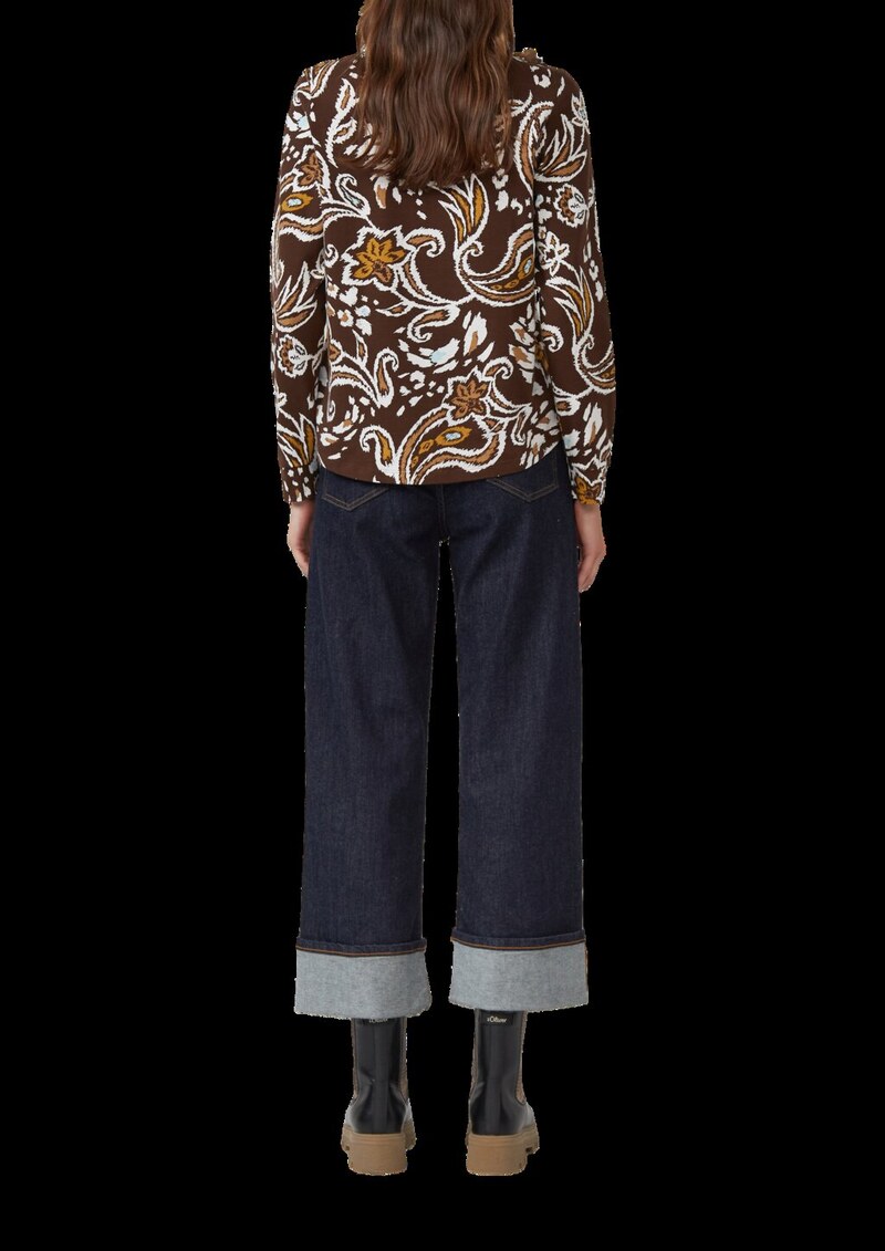 Hemdbluse aus Jersey