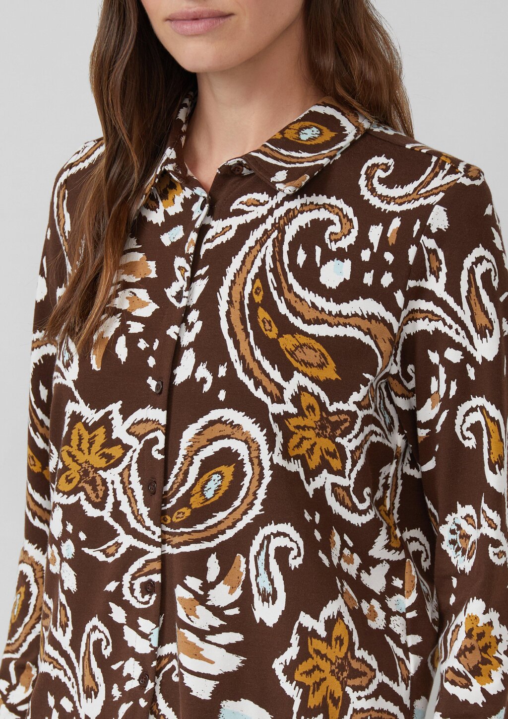 Hemdbluse aus Jersey