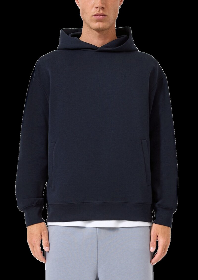 Hoodie im Loose Fit mit Logo-Stickerei