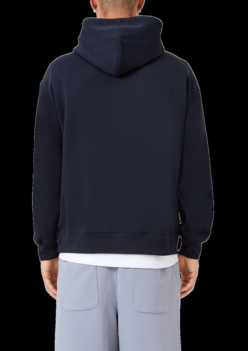 Hoodie im Loose Fit mit Logo-Stickerei