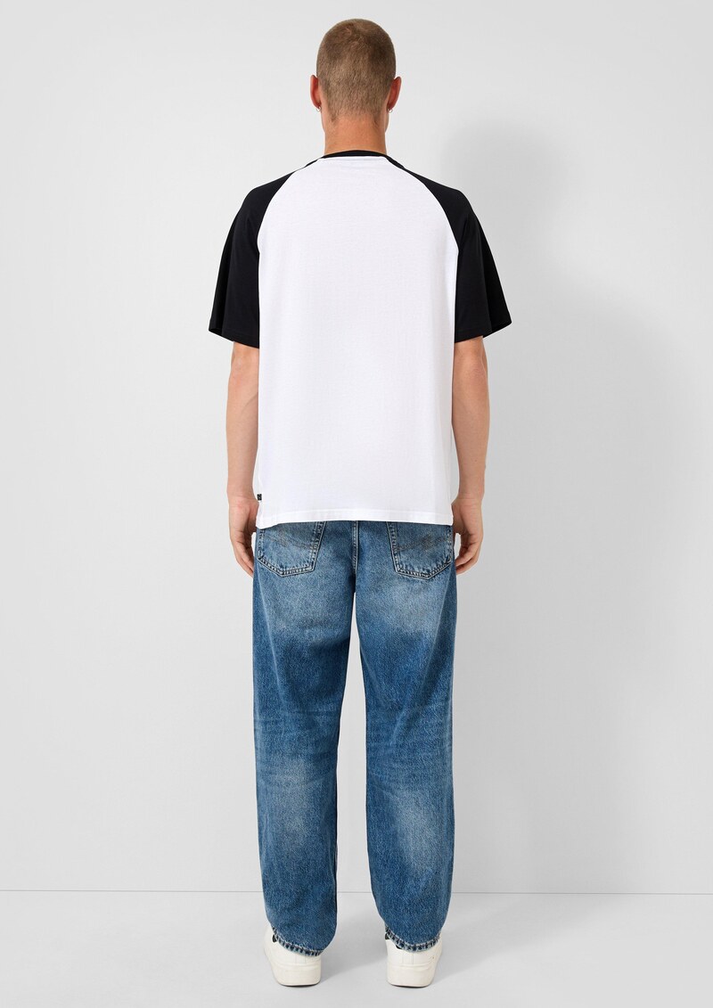 Raglan T-Shirt mit Frontdruck | QS x Von Dutch