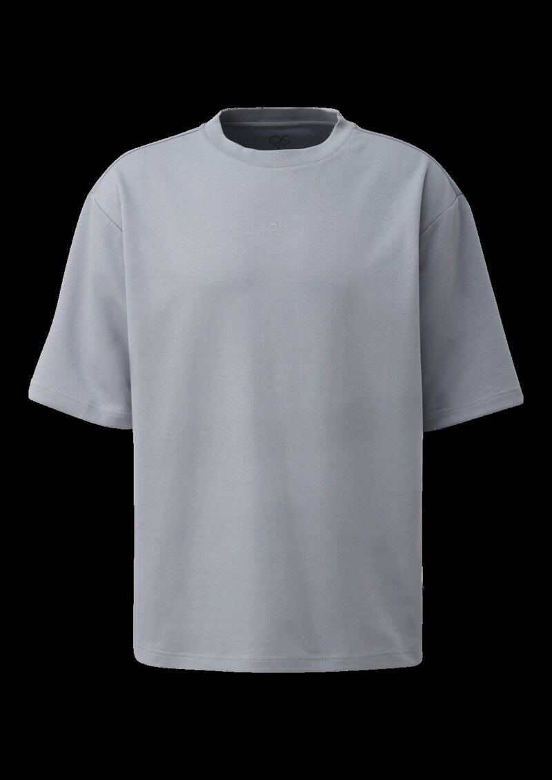 Loose Fit T-Shirt mit Logostickerei