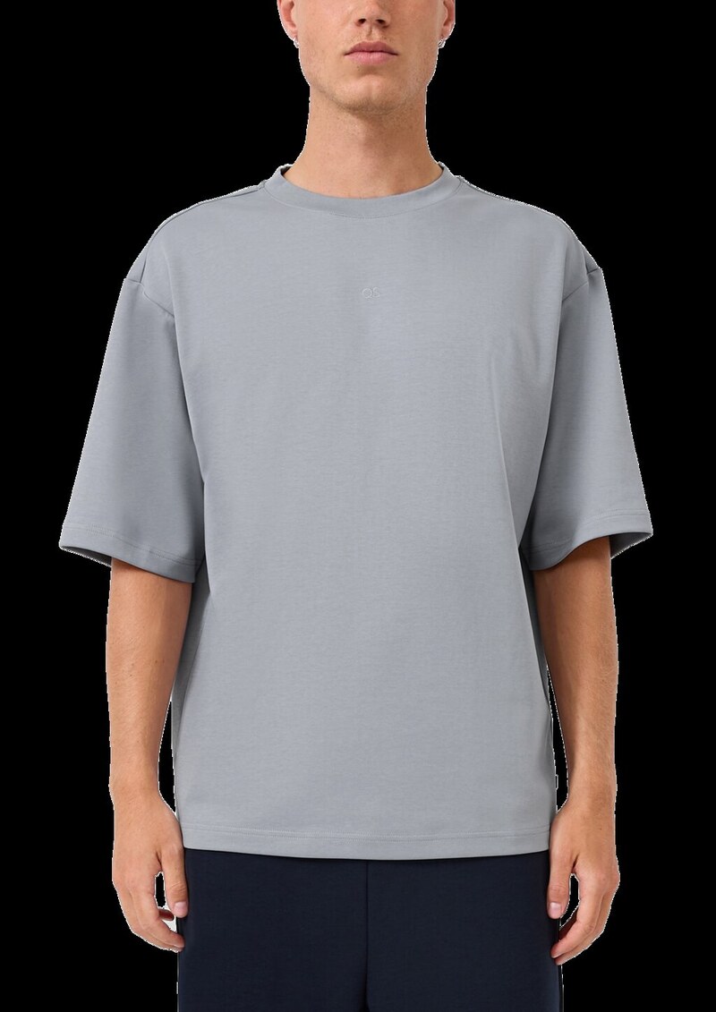 Loose Fit T-Shirt mit Logostickerei