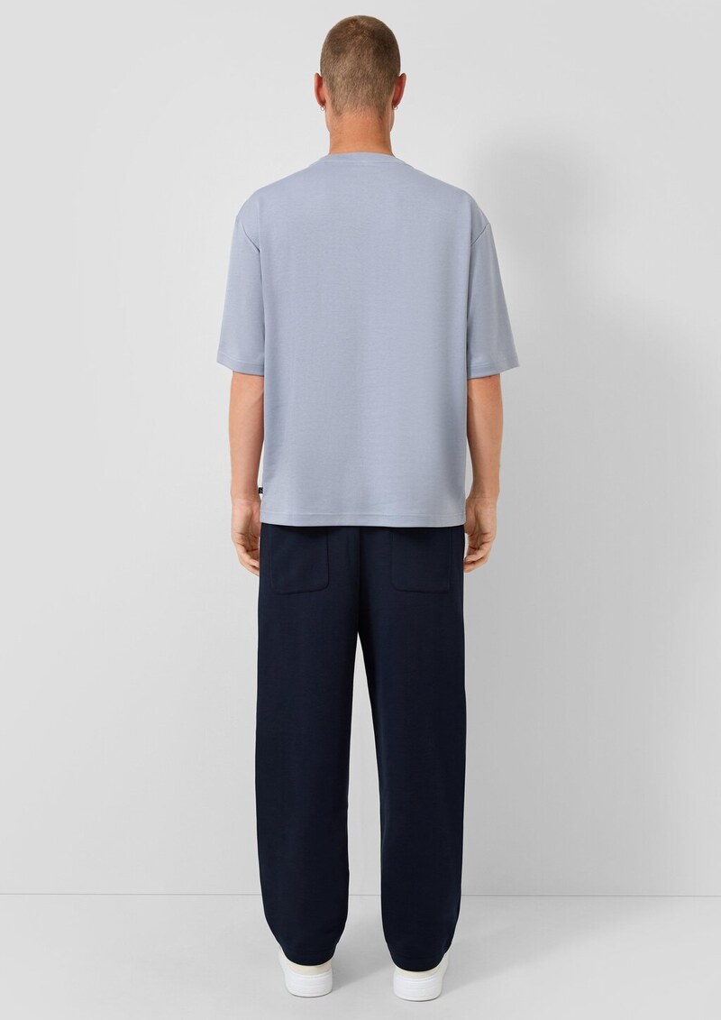 Loose Fit T-Shirt mit Logostickerei