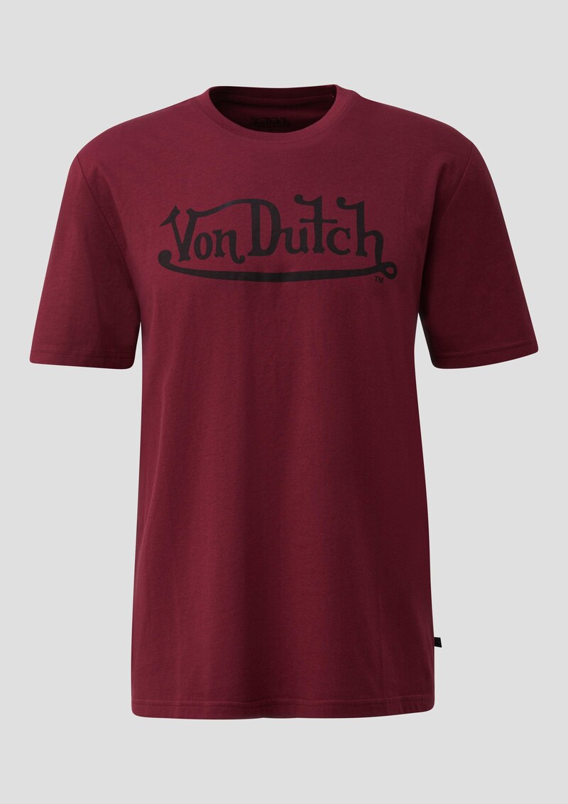 Rundhals T-Shirt mit Frontdruck | QS x Von Dutch