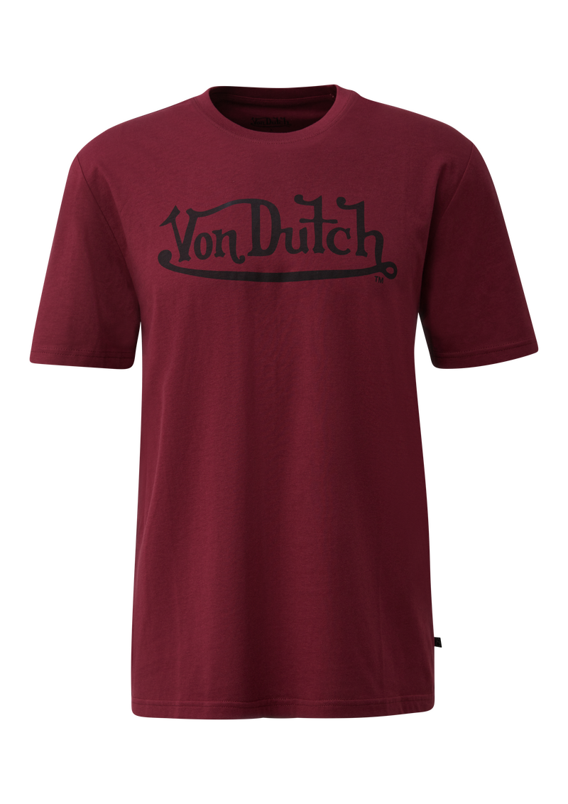 Rundhals T-Shirt mit Frontdruck | QS x Von Dutch